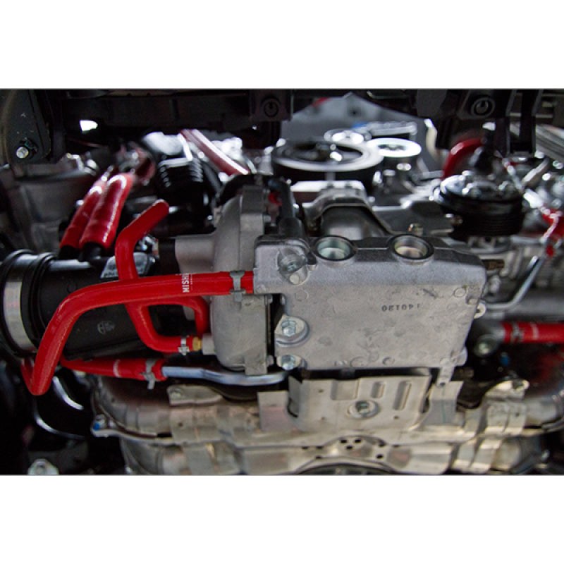Kit de durites auxiliaires de radiateur en silicone bleu Mishimoto pour Subaru WRX 2015