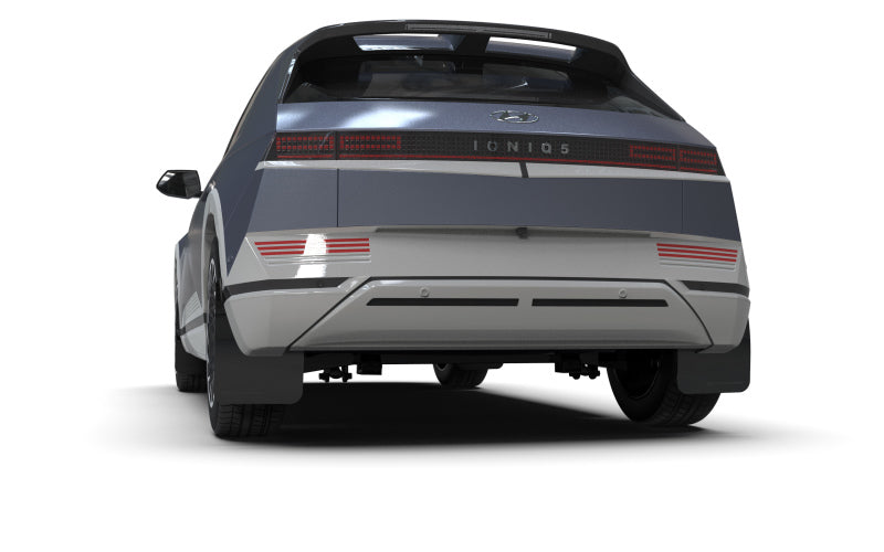Rally Armor 2022 Hyundai Ioniq 5 Bavette garde-boue noire avec logo argenté