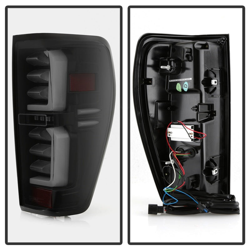 Spyder GMC Sierra 19-20 Modèle à ampoule à incandescence uniquement Feux arrière à DEL - Fumée noire ALT-YD-GS19-LED-BSM