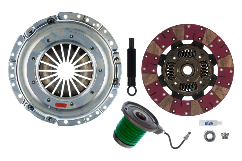 Exedy Embrayage céramétallique à disque bouton amorti pour Ford Mustang V8 2011-2016, Stage 2, avec butée hydraulique