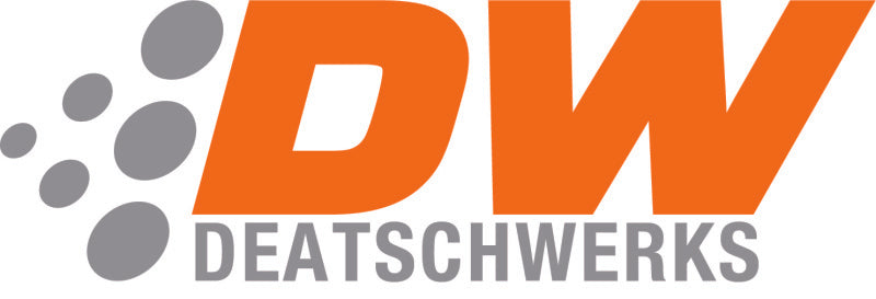 Kit de boîtier de filtre à carburant universel en ligne DeatschWerks en acier inoxydable 10AN 10 microns (70 mm)