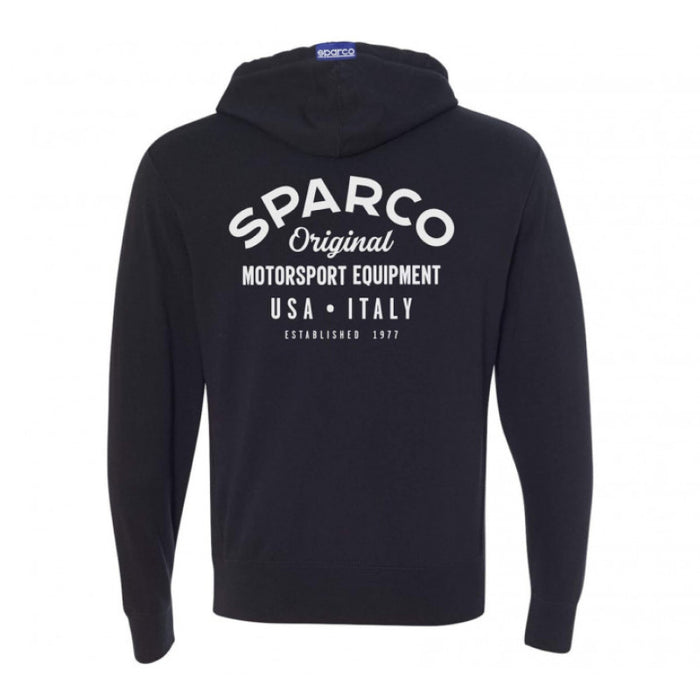 Sparco Sweatshirt ZIP Garage BLK - Small