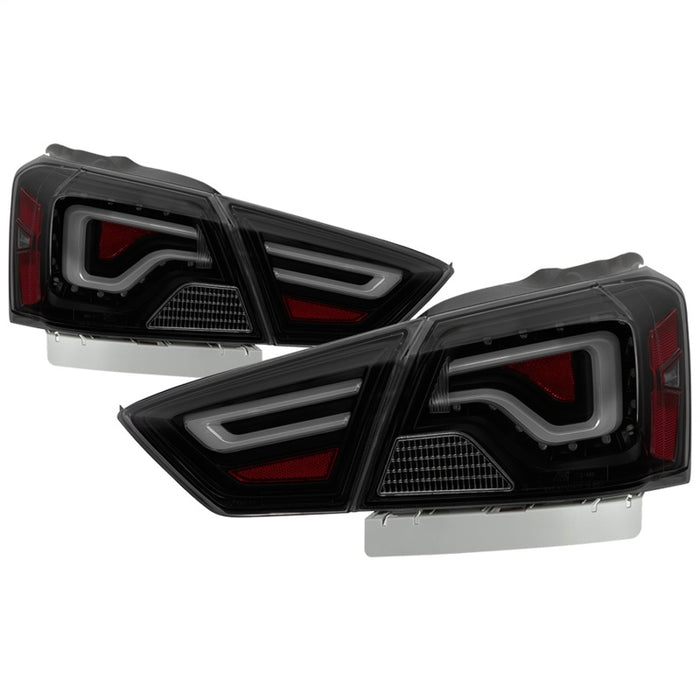 xTune 14-18 Chevy Impala (Excl 14-16 Limited) LED Tail Lights - Black Smoke (ALT-JH-CIM14-LBLED-BSM)