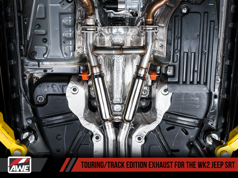 Échappement AWE Tuning 2020 Jeep Grand Cherokee SRT Track Edition - Embouts noirs diamant