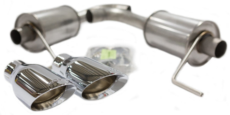 ROUSH 2015-2019 Ford Mustang 3.7L/2.3L V6/I4 Kit d'échappement avec embouts ronds