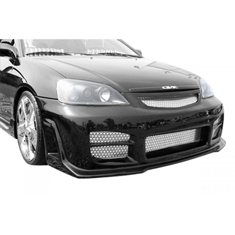 KBD Honda Civic ALL 2001-2003 R34 Style 1 Piece Polyurethane Front Bumper