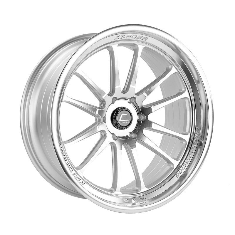 Cosmis Racing XT-206R 20x10.5 5x114.3 +45 Argent avec face usinée