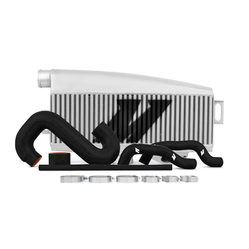 Kit échangeur air/air gros volume Mishimoto pour Subaru WRX 02-07 / STi 04-07 - Argent/Durites noires - Non compatible avec conduite à droite