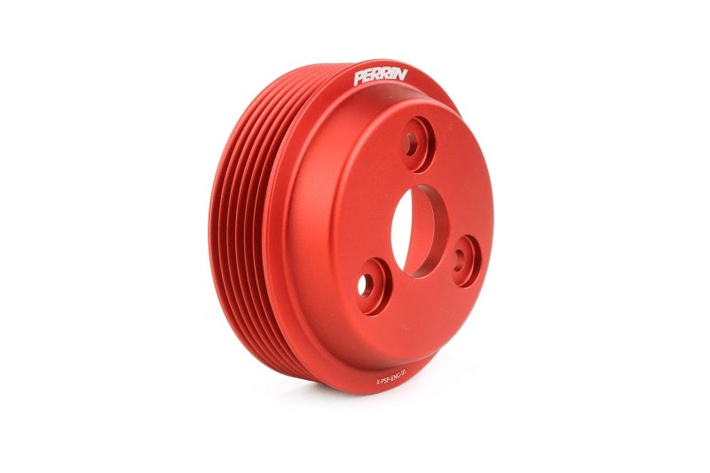 PERRIN 15-21 Subaru WRX / 18-20 Crosstrek / 14-18 FXT Poulie de pompe à eau légère - Rouge