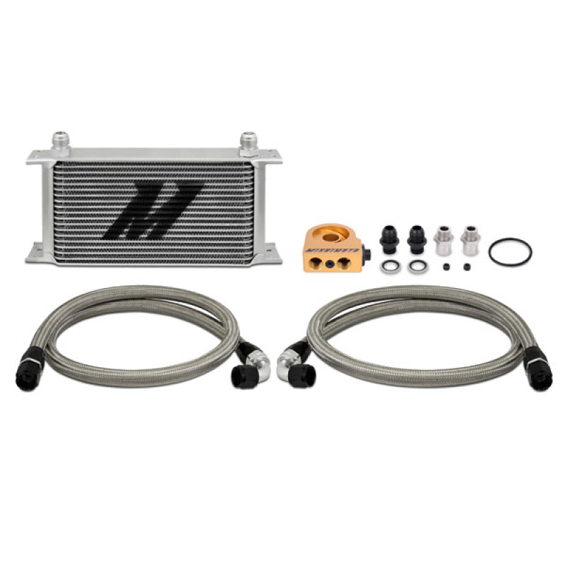 Kit universel de refroidisseur d'huile thermostatique 19 rangées Mishimoto