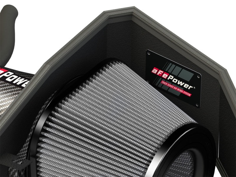 aFe POWER Magnum FORCE Fibre de carbone Stage 2 Pro Dry S CAIS - 11-18 Dodge Challenger/Charger V8-6.4L