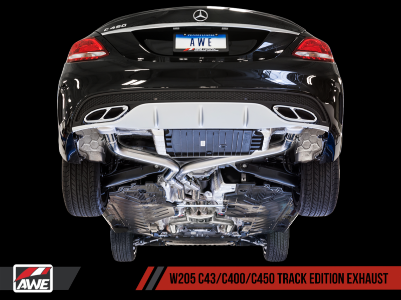 Échappement AWE Tuning Mercedes-Benz W205 C450 AMG / C400 Track Edition