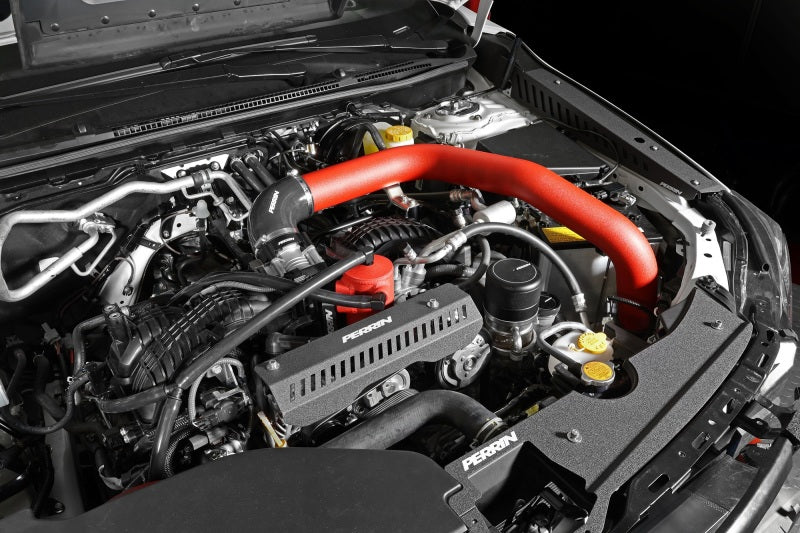 Kit intercooler frontal PERRIN pour Subaru WRX 22-26 (tubes rouges et cœur noir)