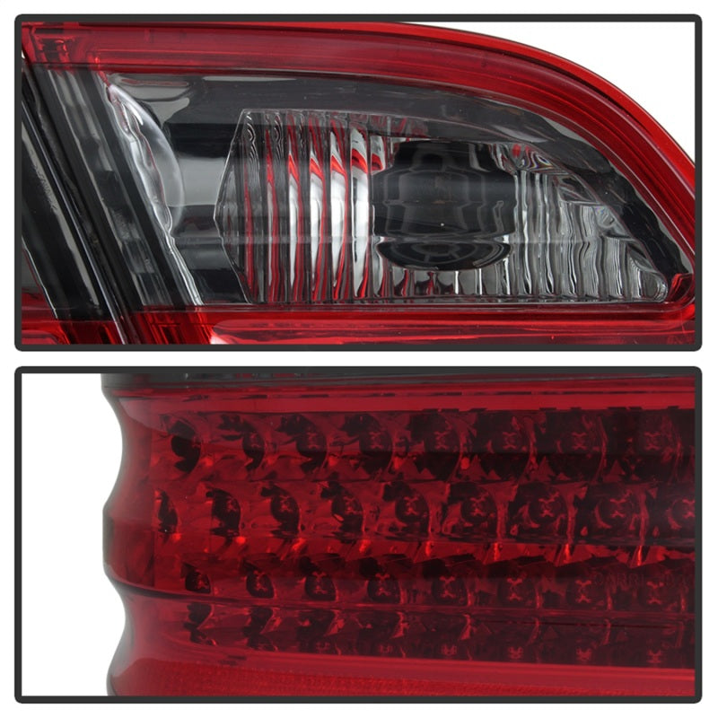 xTune Mercedes Benz W210 E-Class 96-02 LED Tail Lights Red Smoke ALT-CL-MBW210-LED-RSM