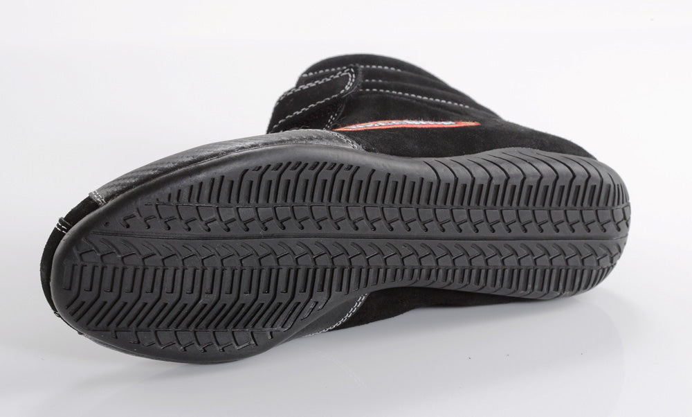30500030 RaceQuip Euro Carbon-L Series Race Shoes SFI 3.3/ 5 Certified, Black Size 3.0