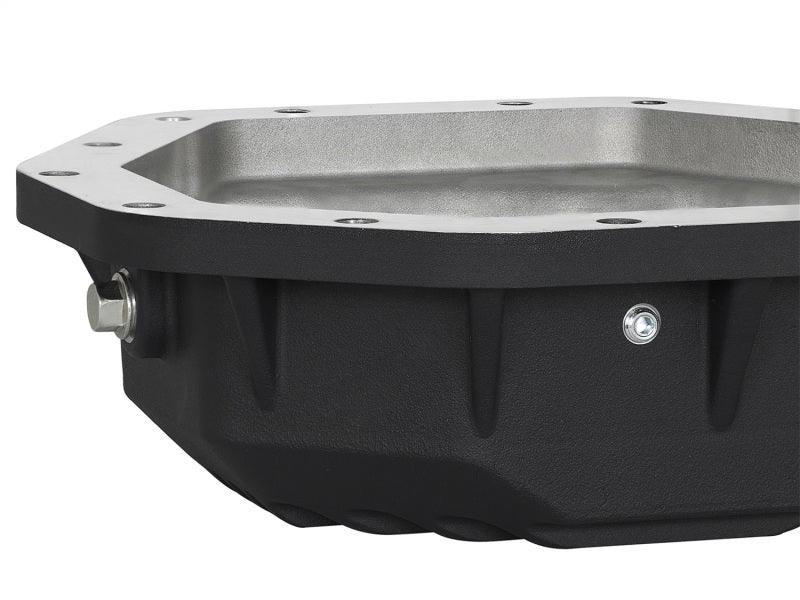 aFe Power Pro Ser Couvercle de Différentiel Arrière Noir avec Mach Fins 2017 Ford Diesel Trucks V8-6.7L(td) Dana M275-14