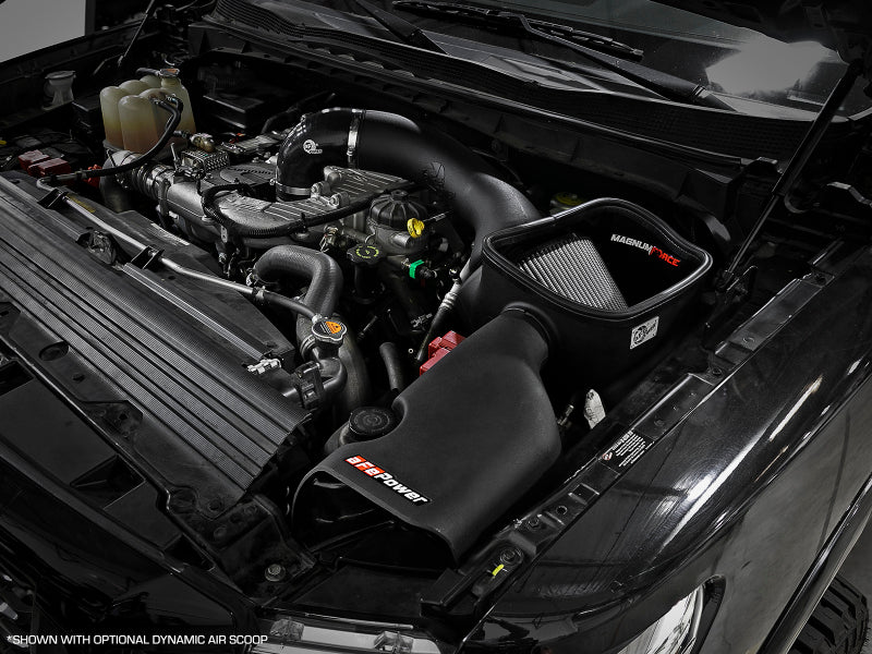 Système d'admission d'air froid aFe Magnum FORCE Stage-2 avec support Pro DRY S 16-19 Nissan Titan XD V8-5.0L(td)