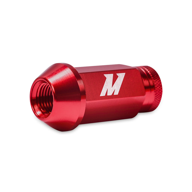 Écrous de roue antivol en aluminium Mishimoto M12x1.25, lot de 20 pièces, rouge