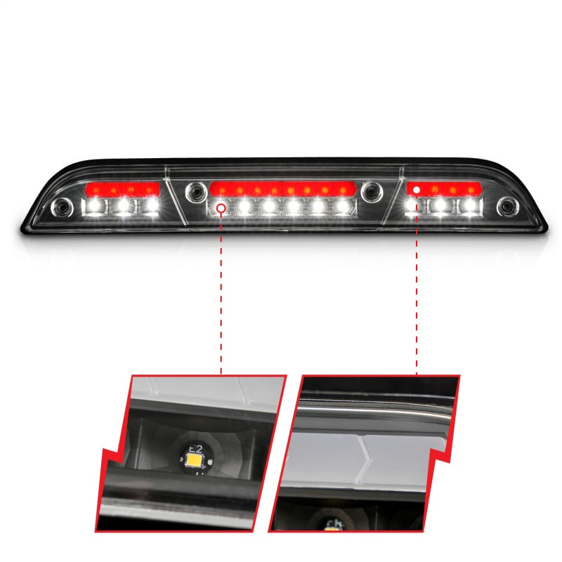 ANZO 15-20 Ford F-250 - F-550 LED Troisième feu stop - Boîtier noir/lentille transparente