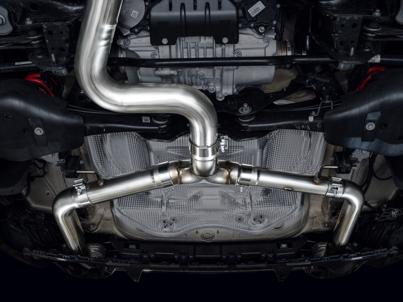 Système d'échappement Cat-Back Track Edition AWE Tuning Audi 22-23 8Y RS3 - Sans embouts