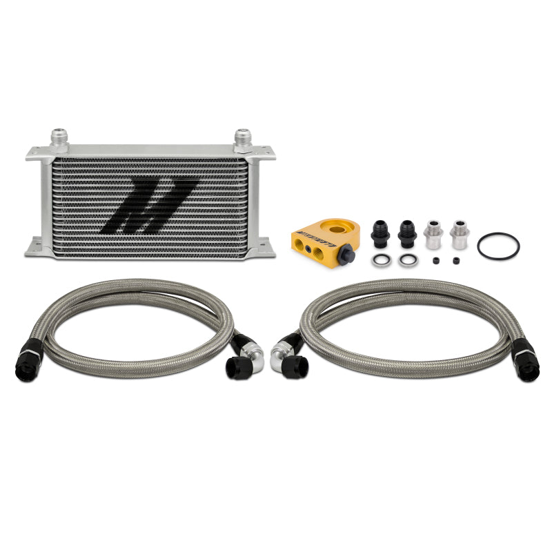 Kit universel de refroidisseur d'huile thermostatique 19 rangées Mishimoto