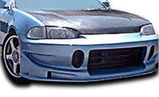 KBD Honda Civic 2DR / 3DR 1992-1995 BC Spec Style 1 Piece Polyurethane Front Bumper