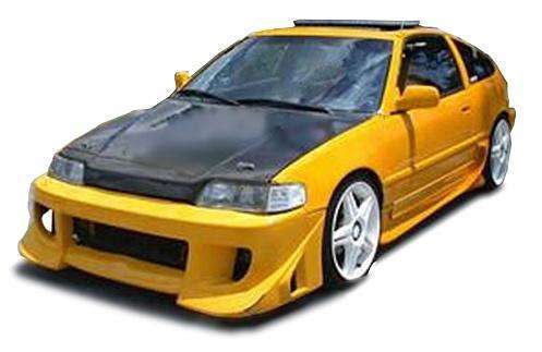 KBD Honda CRX 1988-1991 Blits Style 1 Piece Polyurethane Front Bumper