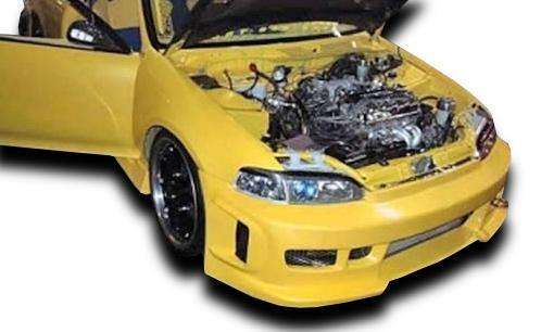 KBD Honda Civic 2DR / 3DR 1992-1995 BW Spec Style 1 Piece Polyurethane Front Bumper
