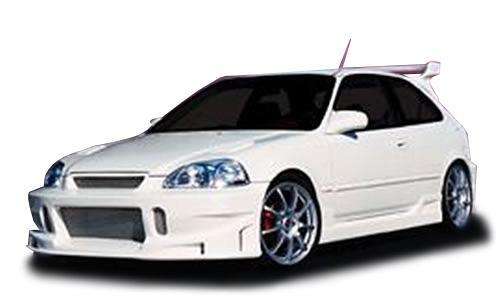 KBD Honda Civic ALL 1996-1998 BC Spec Style 1 Piece Polyurethane Front Bumper