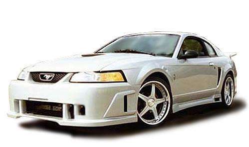 KBD Ford Mustang 1999-2004 BW Spec Style 1 Piece Polyurethane Front Bumper