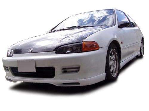 KBD Honda Civic 2DR / 3DR 1992-1995 Type RS Style 1 Piece Polyurethane Front Lip