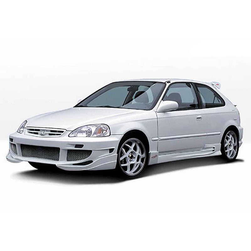KBD Honda Civic HB 1988-1991 Vadar Style 1 Piece Polyurethane Front Bumper