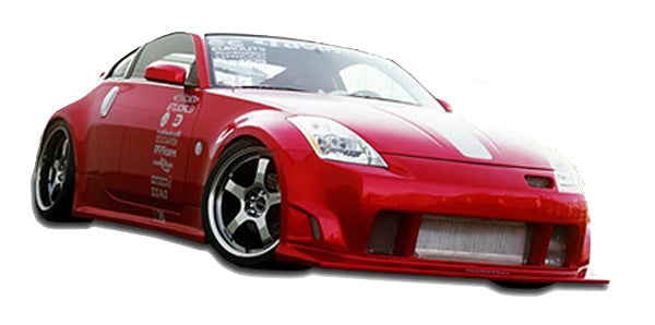 KBD Nissan 350Z 2003-2008 ING Style 1 Piece Polyurethane Front Bumper