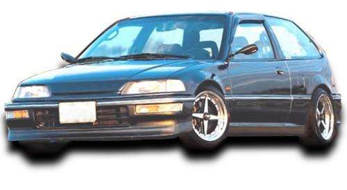 KBD Honda Civic HB 1990-1991 Sir Spec Style 1 Piece Polyurethane Front Lip