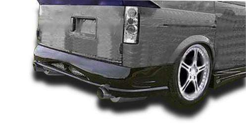 KBD Chevrolet Astro 1995-2004 (GMC Safari Van 1995-2004) Hollywood Style 1 Piece Polyurethane Rear Lip