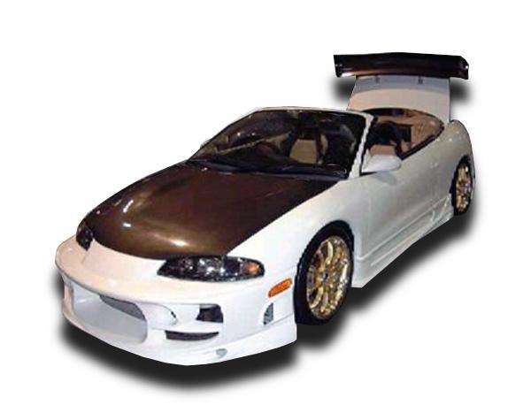 KBD Mitsubishi Eclipse 1995-1999 (Eagle Talon 1995-1998) Bomb Style 1 Piece Polyurethane Front Bumper
