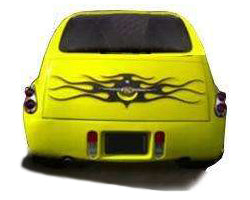 KBD Chrysler PT Cruiser 2001-2005 Premier Style 1 Piece Polyurethane Rear Bumper