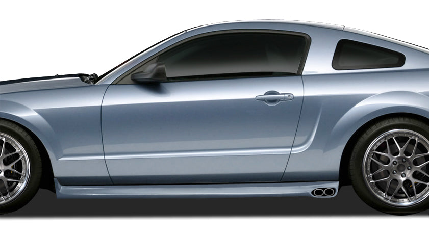 KBD Ford Mustang 2005-2009 Eleanor Style 2 Piece Polyurethane Side Skirts