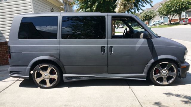 KBD Chevrolet Astro 1995-2004 (GMC Safari Van 1995-2004) Hollywood Style 2 Piece Polyurethane Side Skirts