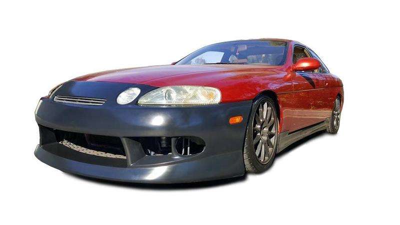 KBD Lexus SC SC300 SC400 1992-2000 VTX Style 1 Piece Polyurethane Front Bumper