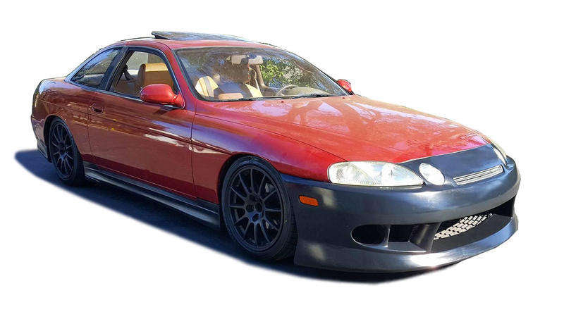 KBD Lexus SC SC300 SC400 1992-2000 VTX Style 1 Piece Polyurethane Front Bumper