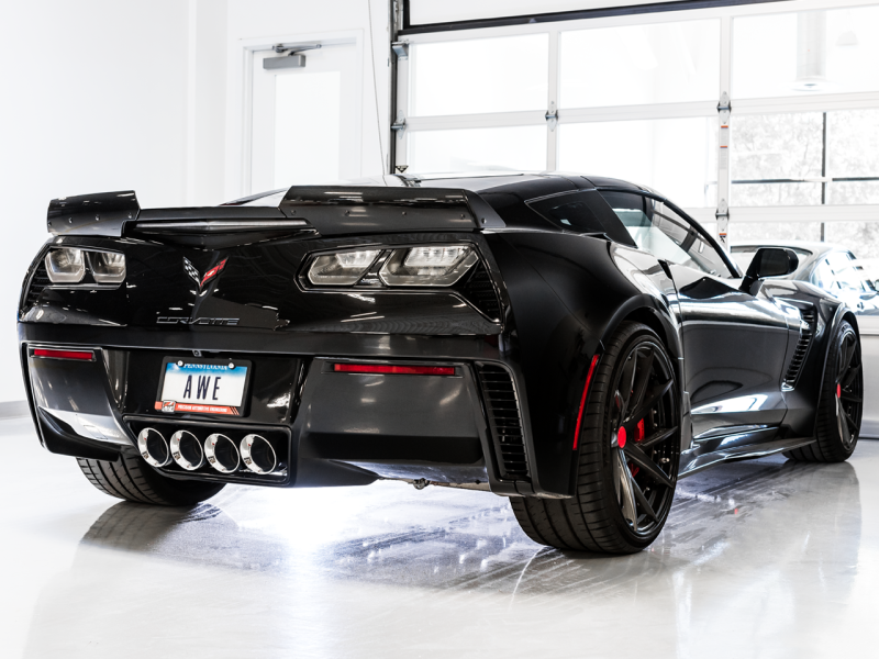 AWE Tuning 14-19 Chevy Corvette C7 Z06/ZR1 (sans AFM) Édition Touring Échappement arrière avec embouts chromés