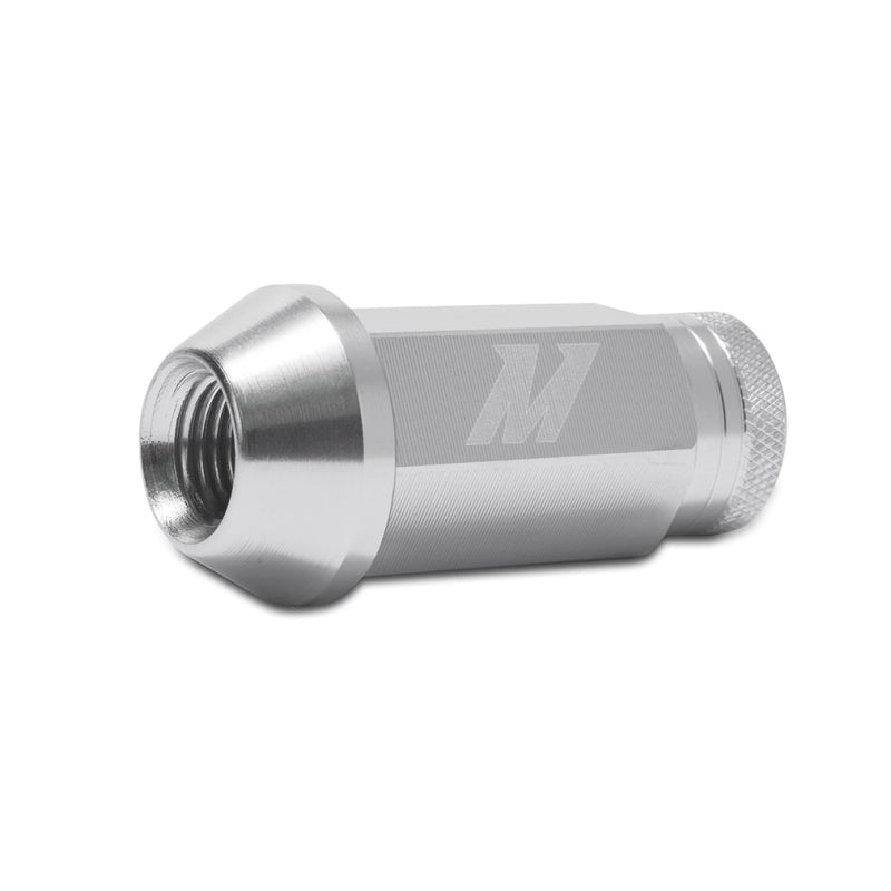 Mishimoto Écrous de roue antivol en aluminium M12x1.25, lot de 20, argent