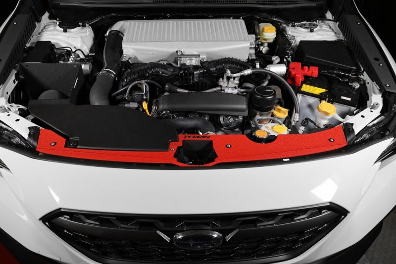 Cache-radiateur PERRIN 22-26 Subaru WRX - Rouge