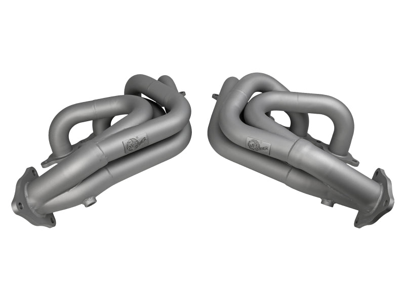 aFe Twisted 304SS Header 2020 Chevy Corvette (C8) 6.2L V8 - Revêtement en céramique de titane