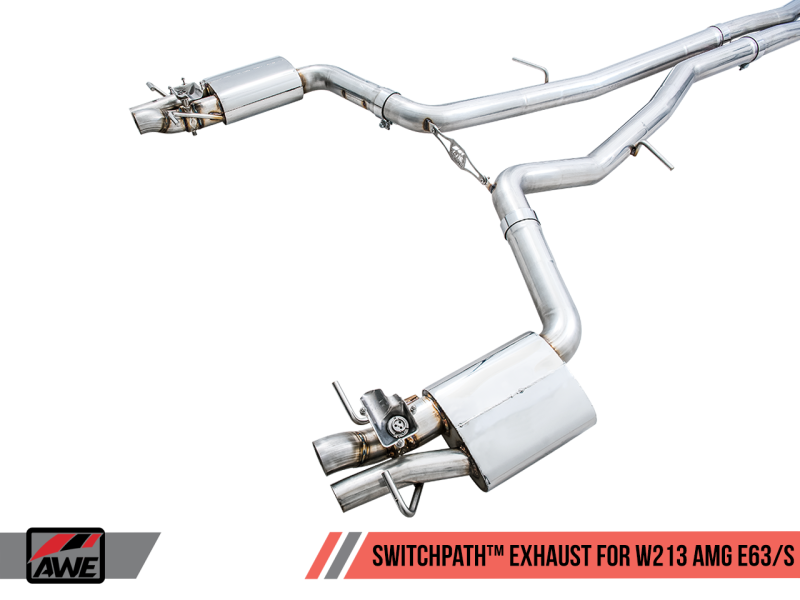 AWE Tuning Mercedes-Benz W213 AMG E63/S Sedan/Wagon SwitchPath Système d'échappement - pour voitures DPE