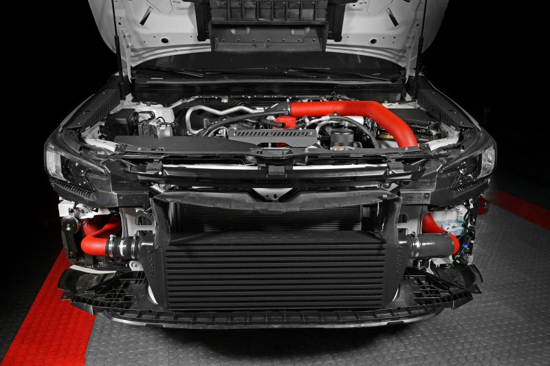 Kit intercooler frontal PERRIN pour Subaru WRX 22-26 (tubes rouges et cœur noir)