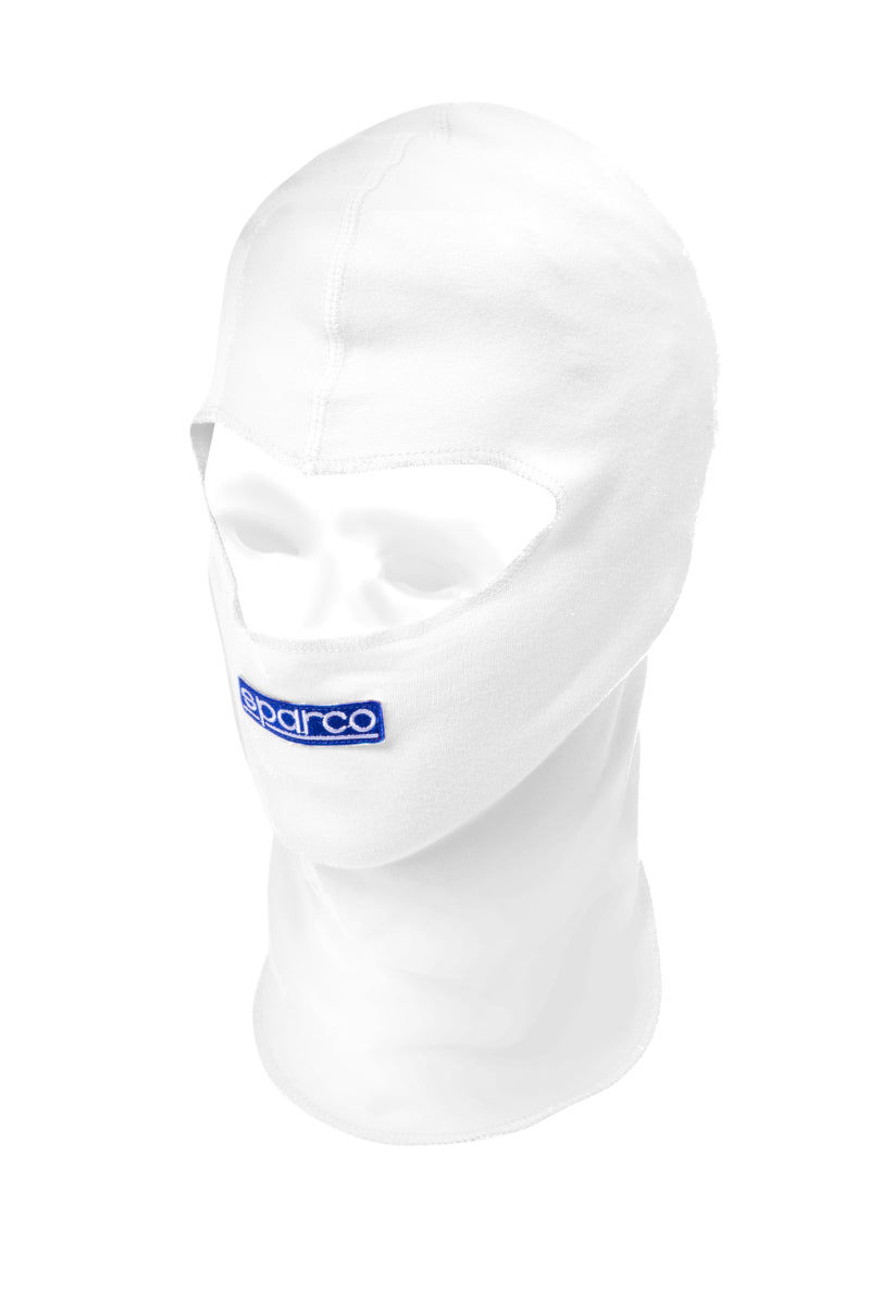Cagoule Sparco 100 % coton, blanche