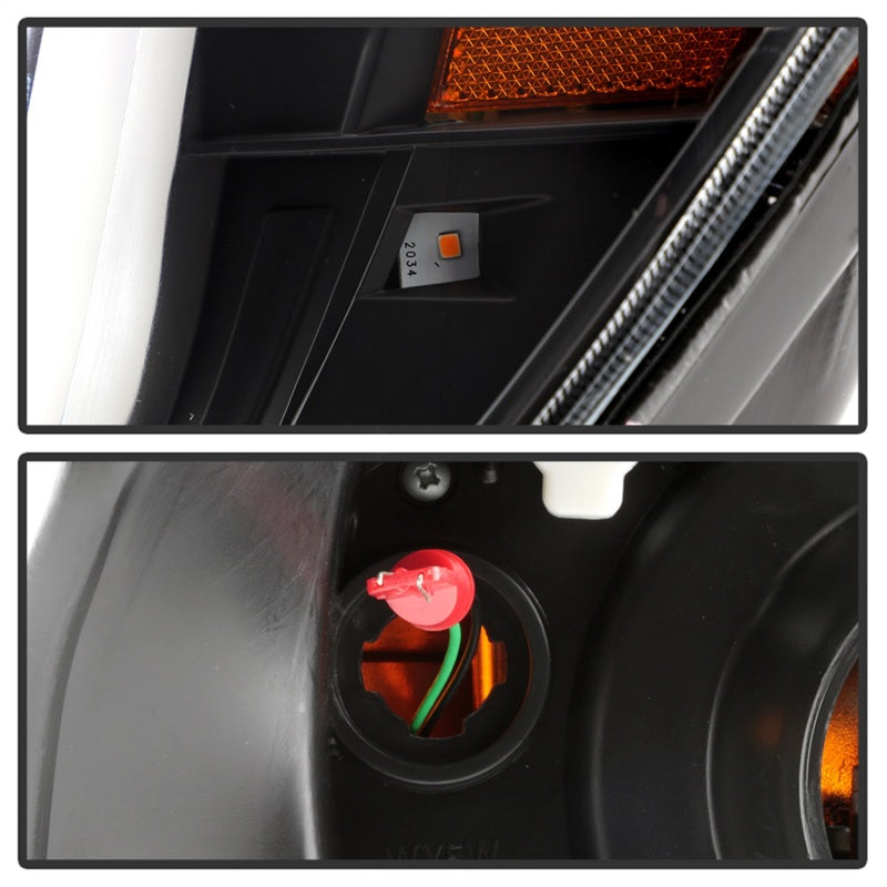 Spyder Toyota Tacoma 05-11 V2 Phares LED haute puissance - Noir PRO-YD-TT05PL-BK