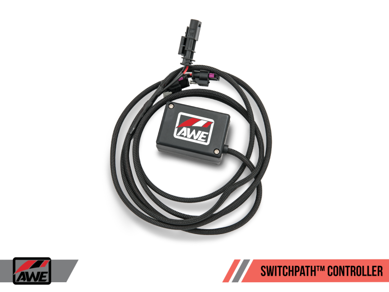 AWE Tuning Volkswagen Golf R MK7.5 Échappement SwitchPath avec embouts en argent chromé 102 mm